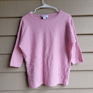 MAGASCHONI Wool Dolman 3/4 Sleeve Sweater, Womens Size M